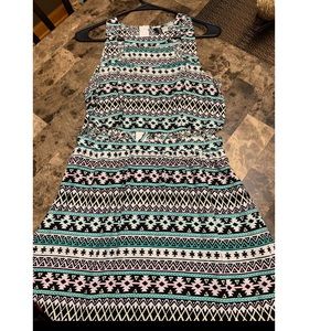 H&M aztec pattern dress